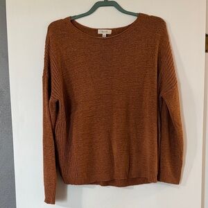 Burnt Orange Crewneck Sweater